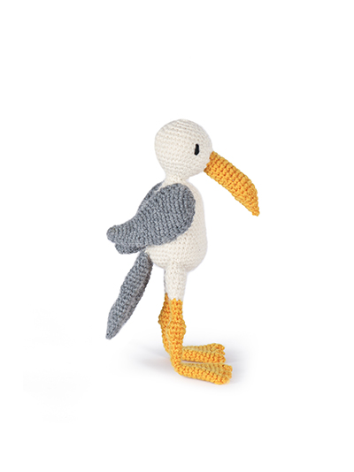 seagull bird crochet amigurumi project pattern kerry lord Edward's menagerie